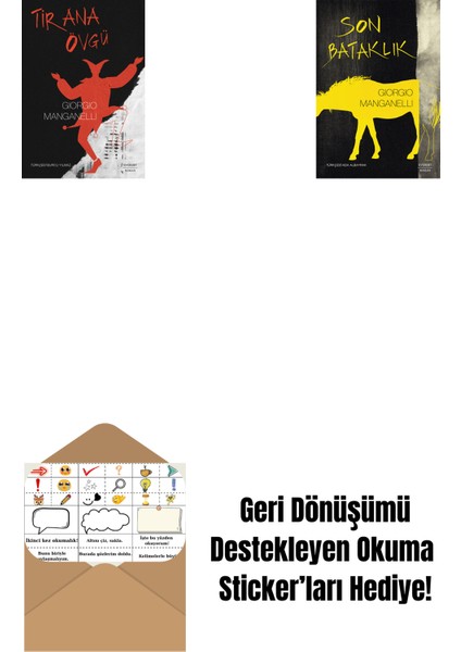 Tirana Övgü + Son Bataklık + Okuma Sticker'ları