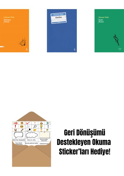 Bakışın Senin + Görsen + Saklı Kalan + Okuma Sticker'ları