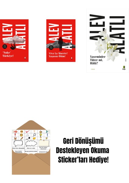 Nuke Türkiye + Viva La Muerte! Yaşasın Ölüm! + Yaseminler Tüter Mi Hâlâ? + Okuma Sticker'ları