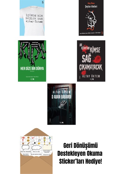 Altay Öktem 5 Kitap Set + Okuma Sticker'ları