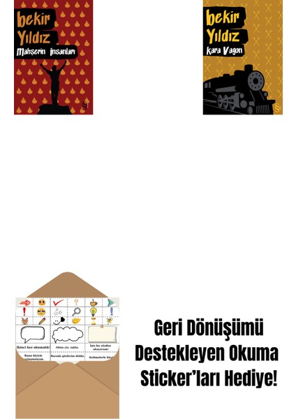 Mahşerin Insanları + Kara Vagon + Okuma Sticker'ları