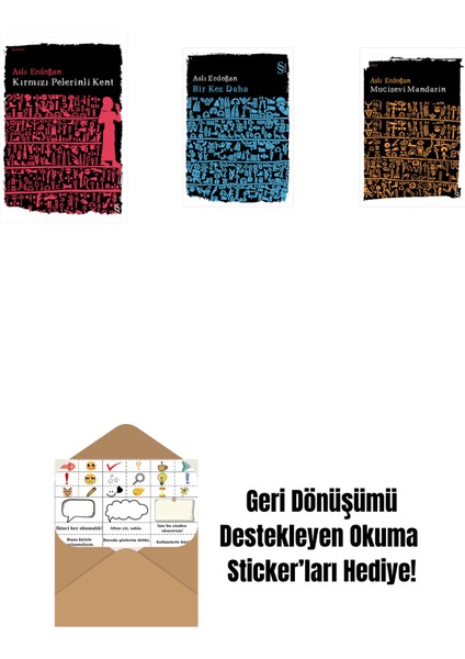 Kırmızı Pelerinli Kent + Bir Kez Daha + Mucizevi Mandarin + Okuma Sticker'ları