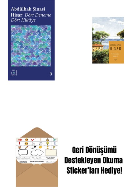 Everest Açıkhava 42 - Dört Deneme Dört Hikâye + Geçmiş Zaman Köşkleri (Kitap Boy) + Okuma Sticker'ları
