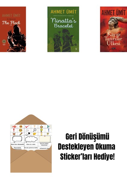 The Flock + Ninatta's Bracelet + Kayıp Tanrılar Ülkesi + Okuma Sticker'ları