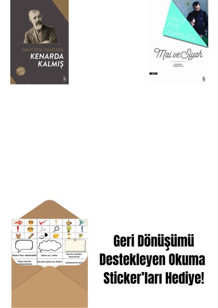 Kenarda Kalmış + Mâi ve Siyah + Okuma Sticker'ları