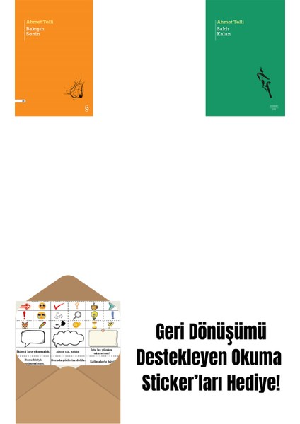 Bakışın Senin + Saklı Kalan + Okuma Sticker'ları