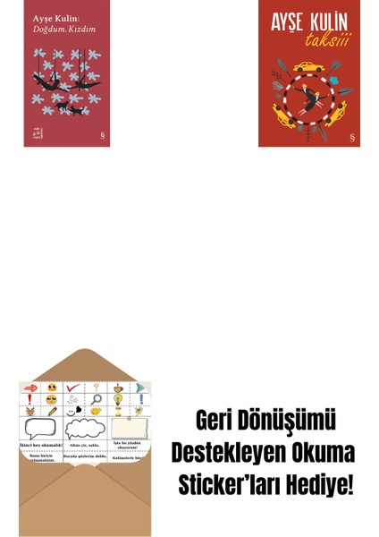 Everest Açıkhava 19 - Doğdum. Kızdım + Taksiii + Okuma Sticker'ları