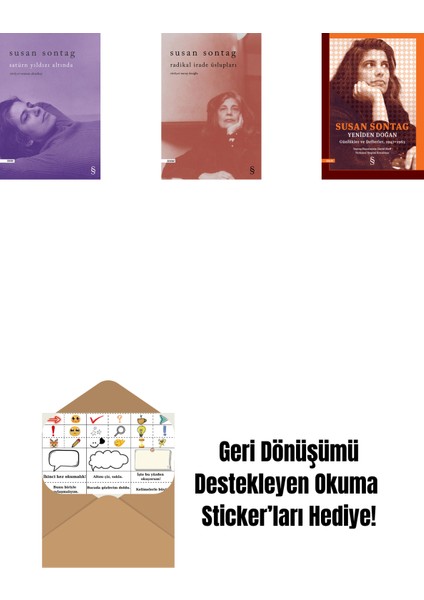 Satürn Yıldızı Altında + Radikal Irade Üslupları + Yeniden Doğan + Okuma Sticker'ları