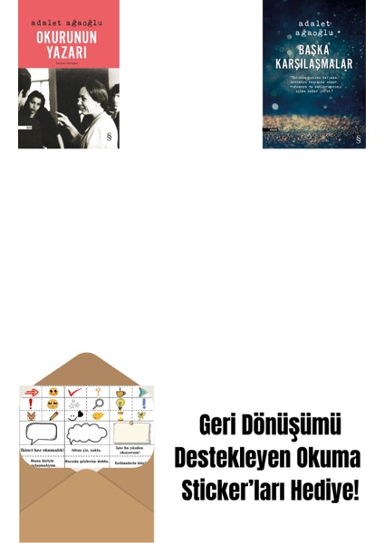 Okurunun Yazarı + Başka Karşılaşmalar + Okuma Sticker'ları