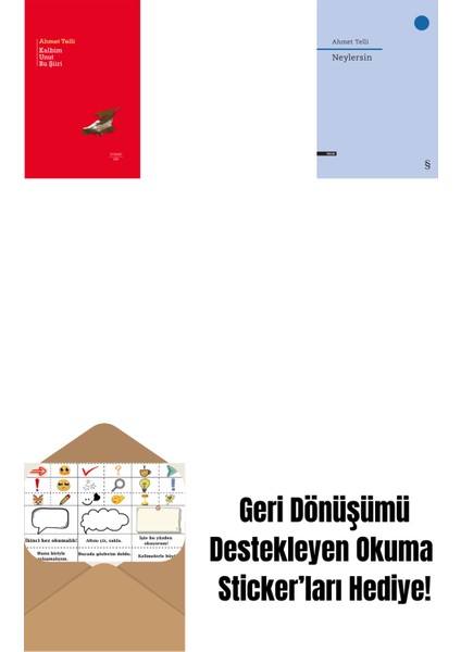 Kalbim Unut Bu Şiiri (Ciltli) + Neylersin + Okuma Sticker'ları