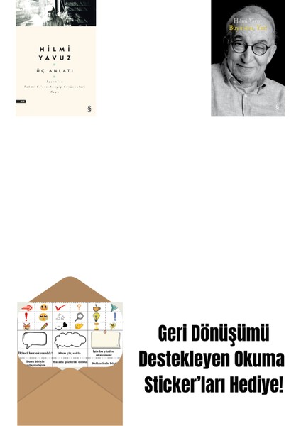 Üç Anlatı + Büyü’sün Yaz! (Ciltli) + Okuma Sticker'ları