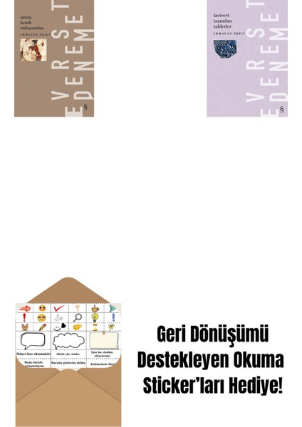 Umut, Kendi Enkazından + Lacivert Taşından Tabletler + Okuma Sticker'ları