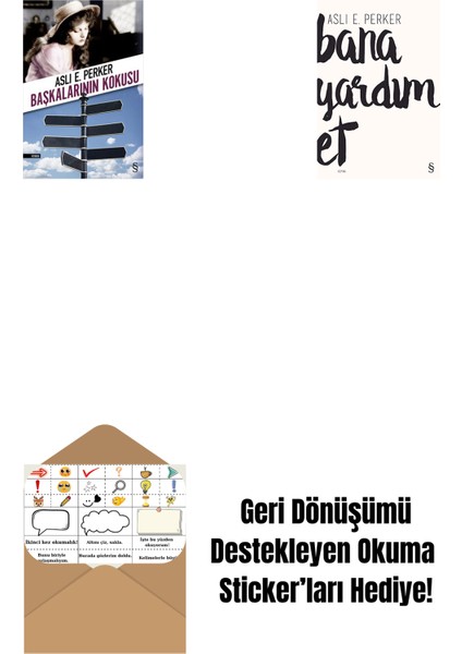 Başkalarının Kokusu + Bana Yardım Et + Okuma Sticker'ları