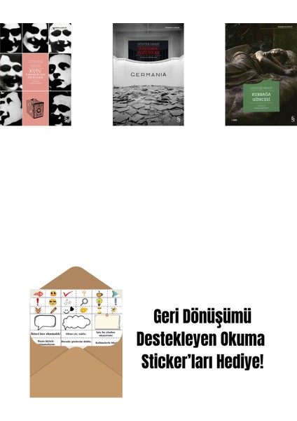 Kutu + Germania + Kurbağa Güncesi + Okuma Sticker'ları