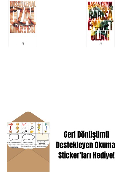 Özal Hikâyesi + Barışa Emanet Olun + Okuma Sticker'ları