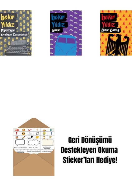 Röportajlar: Yargılayan Zaman Içinde + Harran + Alman Ekmeği + Okuma Sticker'ları