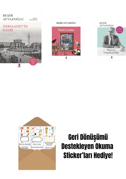 Dersaadet’i̇n Kalbi + Öteki Canlar + Dünyayı Güzelleştirmek + Okuma Sticker'ları