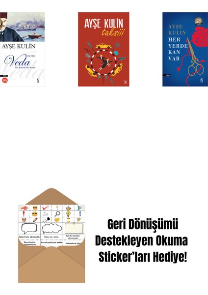 Veda (Midi Boy) + Taksiii + Her Yerde Kan Var (Midi Boy) + Okuma Sticker'ları