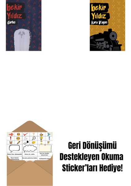 Darbe + Kara Vagon + Okuma Sticker'ları