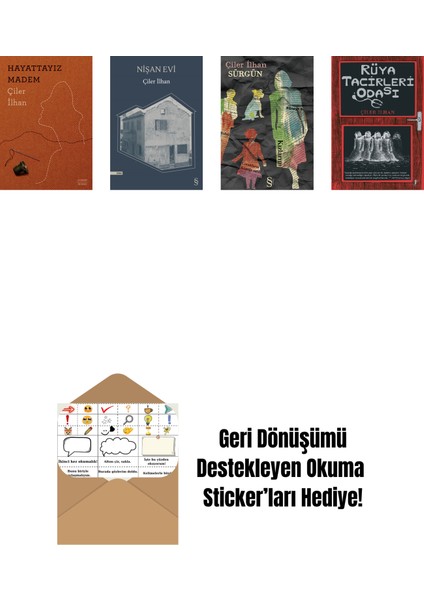 Çiler Ilhan 4 Kitap Set + Okuma Sticker'ları