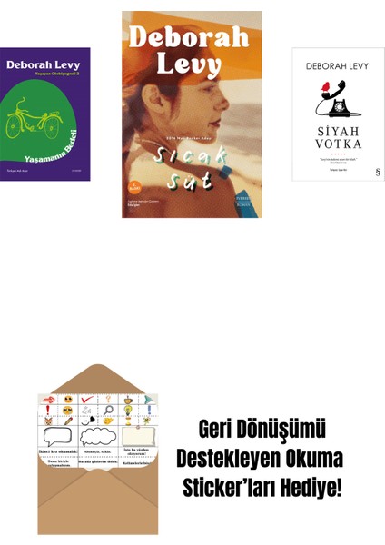 Yaşamanın Bedeli + Sıcak Süt + Siyah Votka + Okuma Sticker'ları