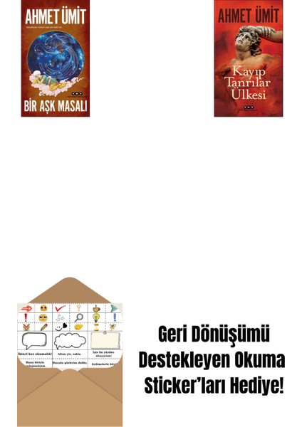 Bir Aşk Masalı + Kayıp Tanrılar Ülkesi + Okuma Sticker'ları