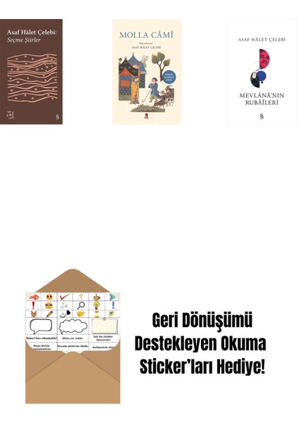 Everest Açıkhava 35 - Seçme Şiirler + Molla Câmî + Mevlana'nın Rubaileri + Okuma Sticker'ları