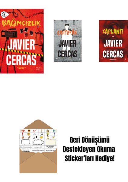 Bağımsızlık + Sahtekâr + Saplantı + Okuma Sticker'ları