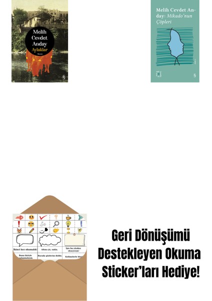 Aylaklar (Ciltli) + Everest Açıkhava 3 - Mikado’nun Çöpleri + Okuma Sticker'ları