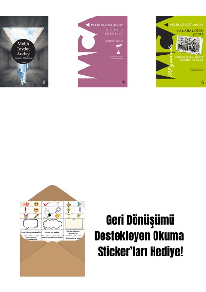 Isa’nın Güncesi (Ciltli) + Suçumuz Edebiyat + Kalabalığın Şiiri + Okuma Sticker'ları