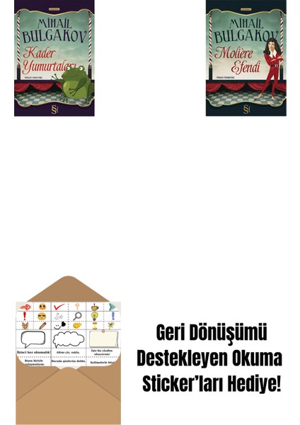 Kader Yumurtaları + Moliere Efendi + Okuma Sticker'ları