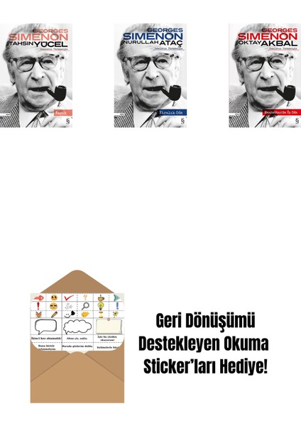 Kaçak + Kiralık Oda + Manhattan'da Üç Oda + Okuma Sticker'ları