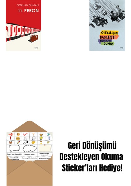 11. Peron + Ötekilerin Başkenti + Okuma Sticker'ları