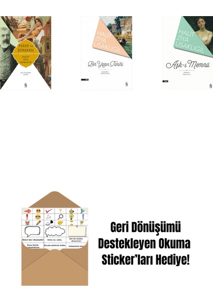 Ferdi ve Şürekası + Bir Yazın Tarihi + Aşk-I Memnu + Okuma Sticker'ları