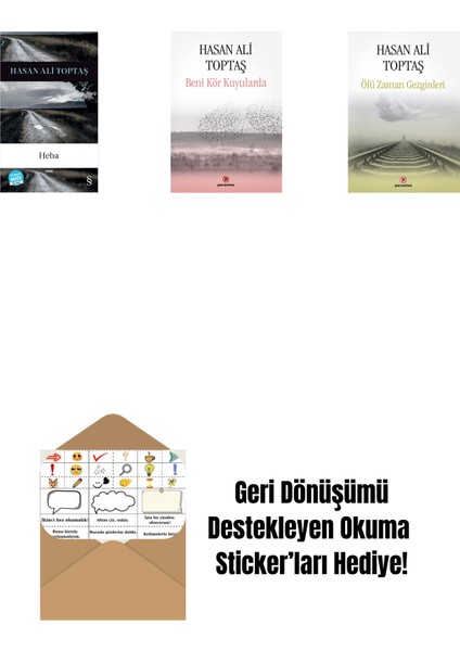 Heba (Midi Boy) + Beni Kör Kuyularda + Ölü Zaman Gezginleri + Okuma Sticker'ları