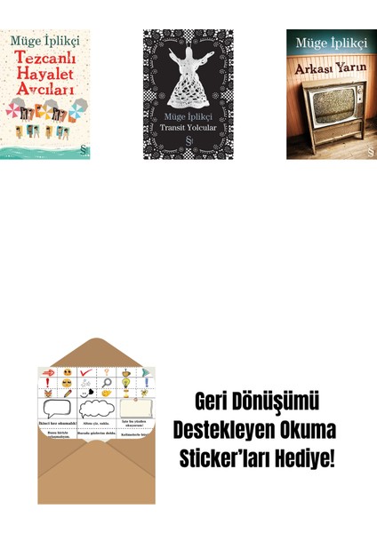 Tezcanlı Hayalet Avcıları + Transit Yolcular + Arkası Yarın + Okuma Sticker'ları
