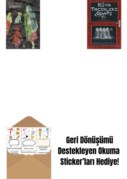 Sürgün + Rüya Tacirleri Odası + Okuma Sticker'ları