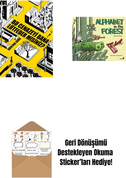 Bu Cenazeyi Bana Lütfeder Misiniz? + Alphabet In The Forest + Okuma Sticker'ları