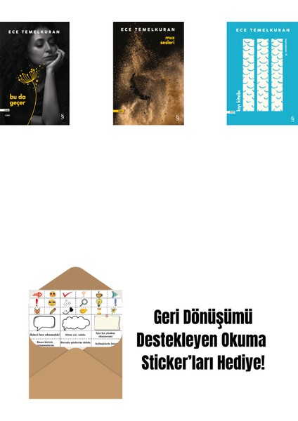Bu Da Geçer + Muz Sesleri + Kıyı Kitabı + Okuma Sticker'ları