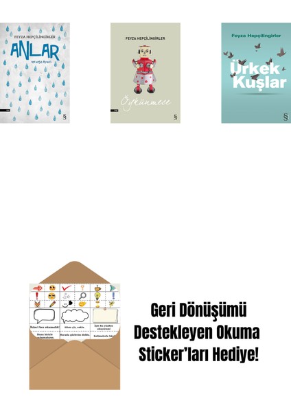 Anlar + Öykünmece + Ürkek Kuşlar + Okuma Sticker'ları