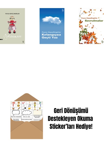 Öykünmece + Kırlangıçsız Geçti Yaz + Savrulmalar + Okuma Sticker'ları