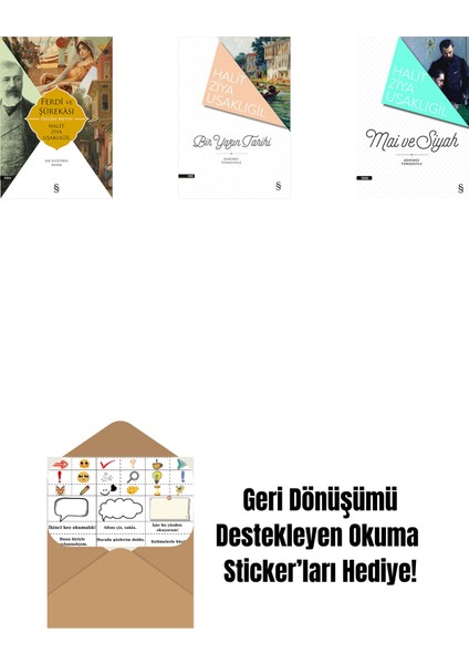 Ferdi ve Şürekası + Bir Yazın Tarihi + Mâi ve Siyah + Okuma Sticker'ları