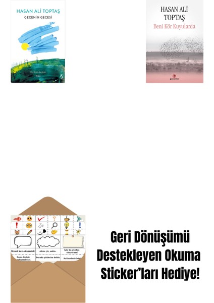 Gecenin Gecesi (Ciltli) + Beni Kör Kuyularda + Okuma Sticker'ları