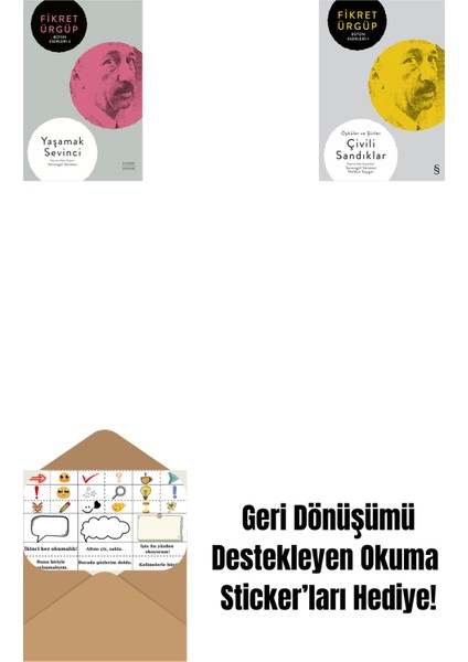 Yaşamak Sevinci + Çivili Sandıklar + Okuma Sticker'ları