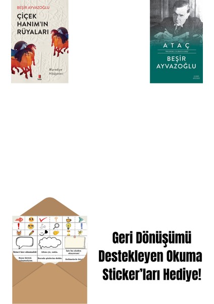 Çiçek Hanımın Rüyaları + Ataç (Ciltli) + Okuma Sticker'ları