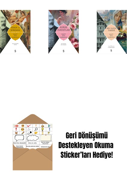 Ferdi ve Şürekası + Kırık Hayatlar - Özgün Metin + Bir Yazın Tarihi + Okuma Sticker'ları
