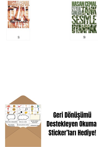 Özal Hikâyesi + Tank Sesiyle Uyanmak + Okuma Sticker'ları