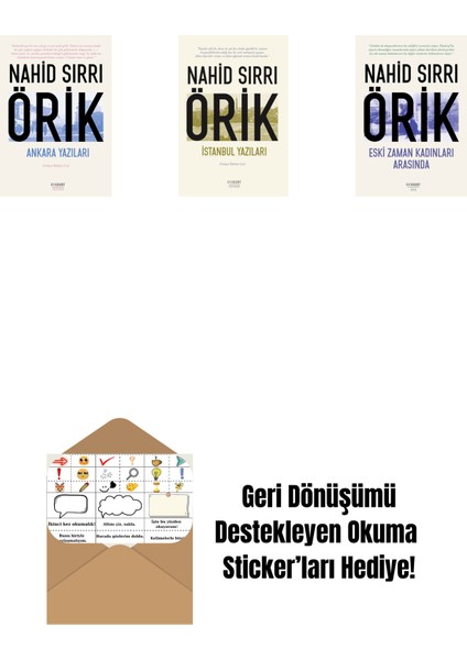 Ankara Yazıları + Istanbul Yazıları + Eski Zaman Kadınları Arasında + Okuma Sticker'ları