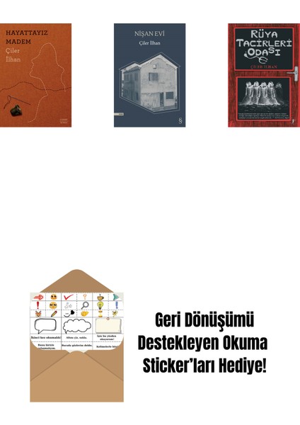 Hayattayız Madem + Nişan Evi + Rüya Tacirleri Odası + Okuma Sticker'ları