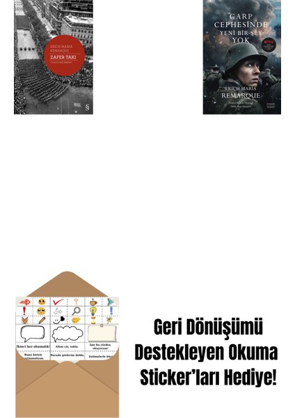 Zafer Takı + Garp Cephesinde Yeni Bir Şey Yok + Okuma Sticker'ları